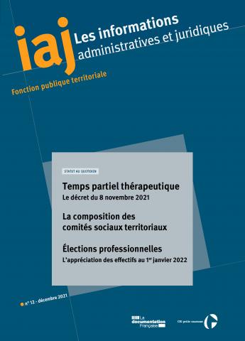 Page de couverture revue Informations administratives et juridiques cig