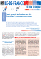 Couverture de la publication Ile-de-France à la page : sept agents territoriaux sur dix travaillent pour une commune