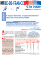 Couverture de la publication Ile-de-France à la page : l'emploi territorial progresse fortement dans les intercommunalités