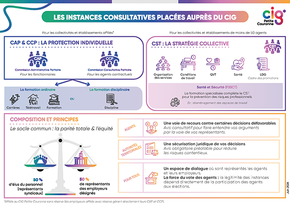 Les instances consultatives placées auprès du CIG